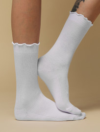Skarpety Staff white logo (trzy pary) (r.36-40)