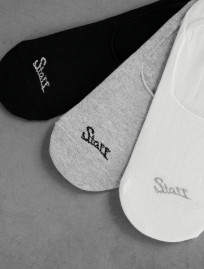 Skarpety Staff black/gray/white logo (trzy pary) (r.39-42)