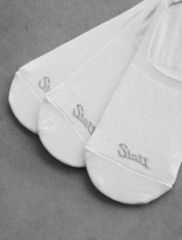 Skarpety Staff white logo (trzy pary) (r.43-46)