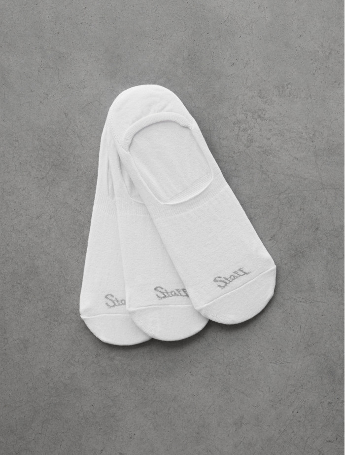 Skarpety Staff white logo (trzy pary) (r.43-46)