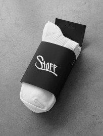 Skarpety Staff white logo (5 par) (r.39-42)