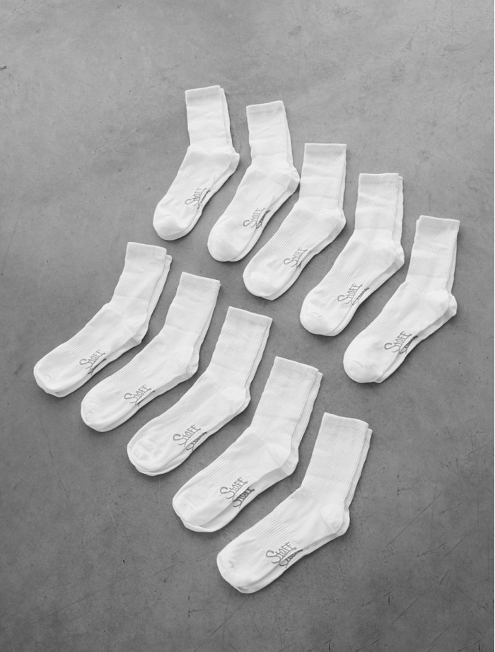 Skarpety Staff white (10 par) (r.39-42)
