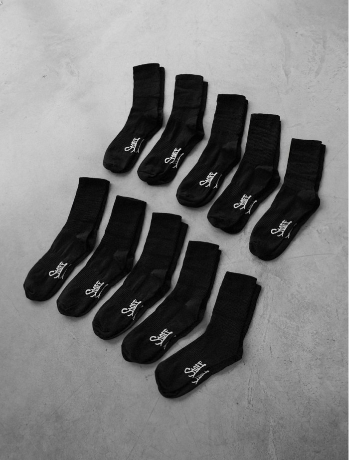 Skarpety Staff black (10 par) (r.39-42)