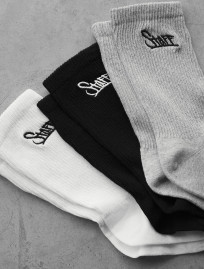 Skarpety Staff black/gray/white logo (3 pary) (r.39-42)