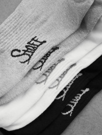Skarpety  Staff black/gray/white logo (3 pary) (r.43-46)