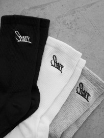 Skarpety Staff black/gray/white logo (3 pary) (r.43-46)