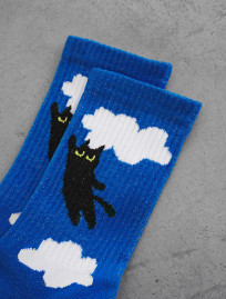 Skarpety Staff Halloween cat & cloud