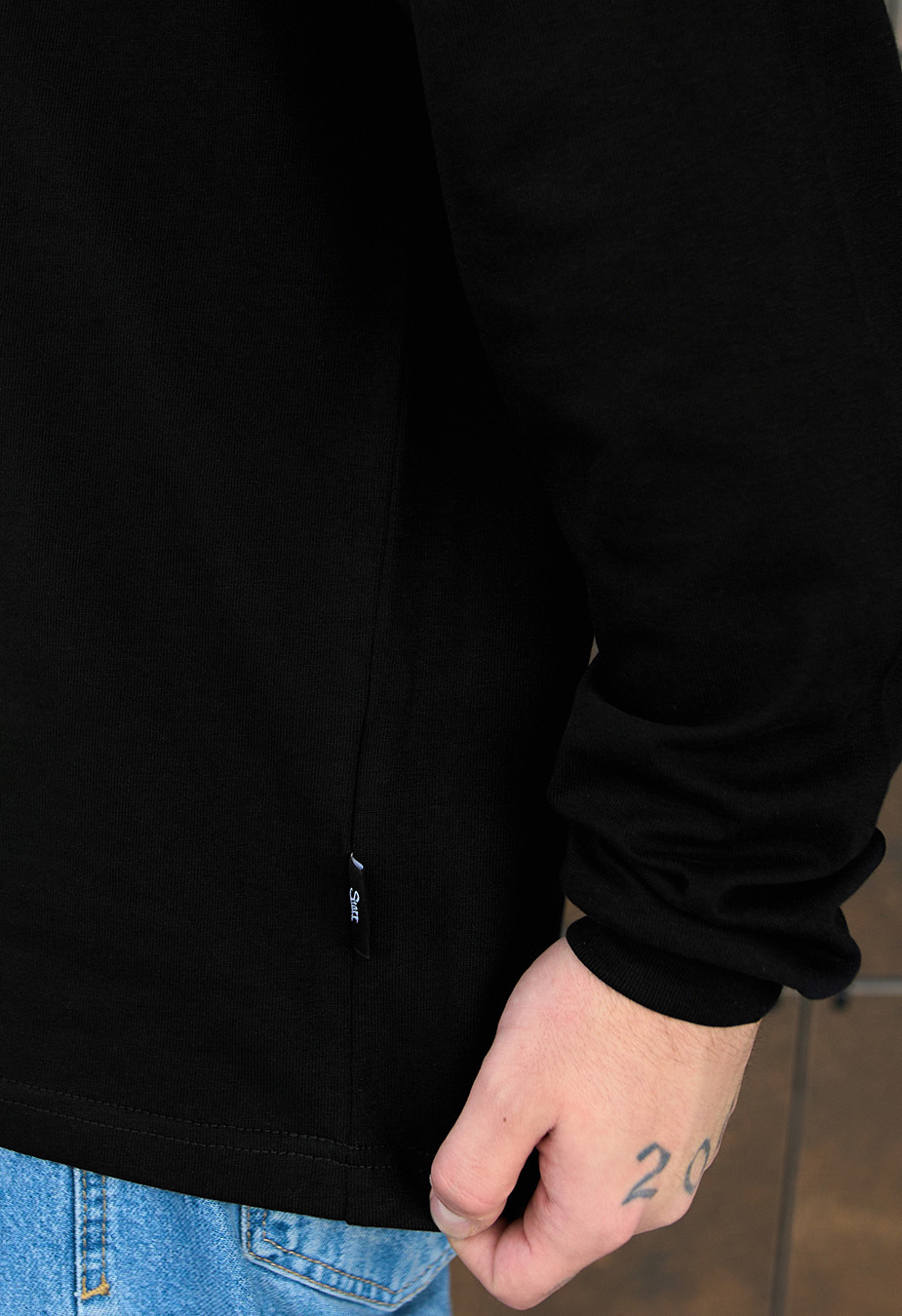 Longsleeve Staff black oversize