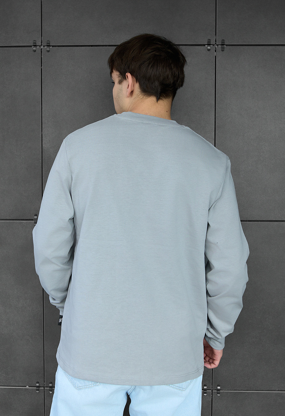 Longsleeve Staff gray oversize