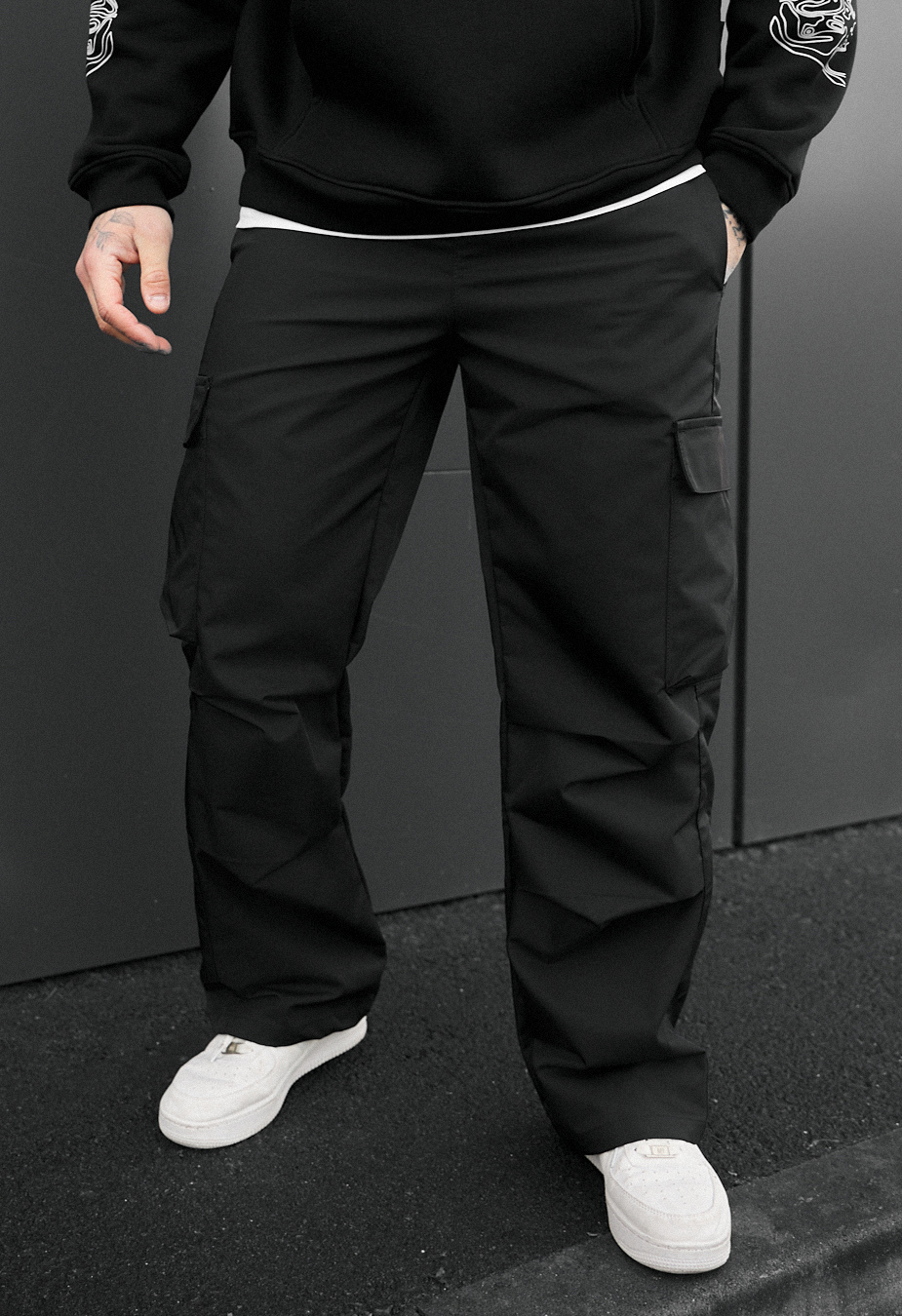 Spodnie Staff cargo er black