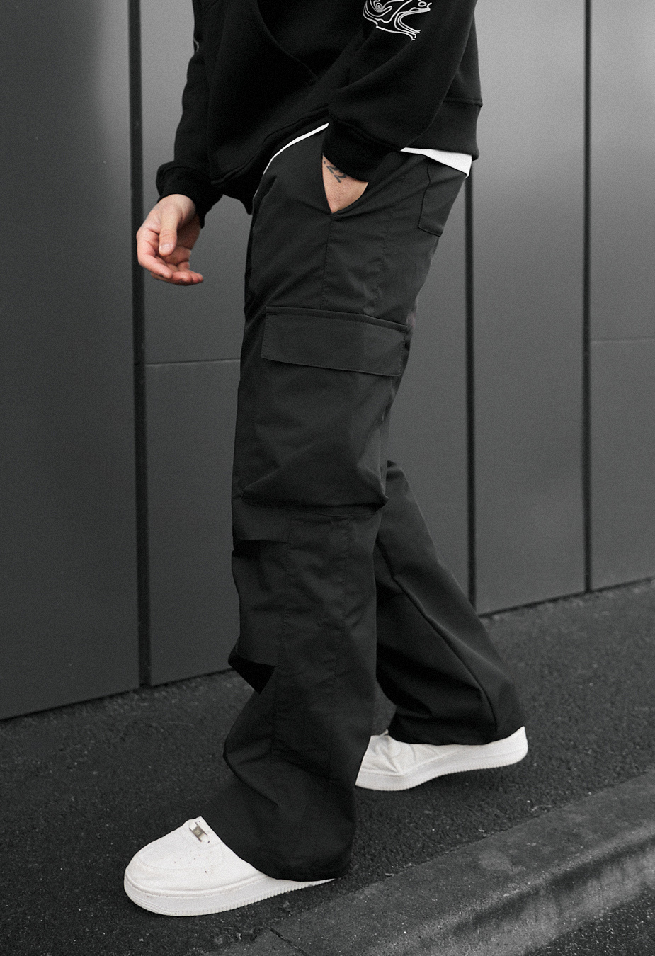 Spodnie Staff cargo er black