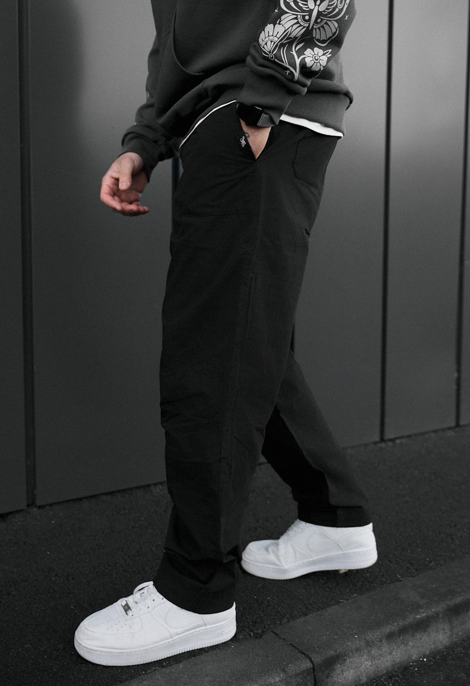 Spodnie Staff rea black