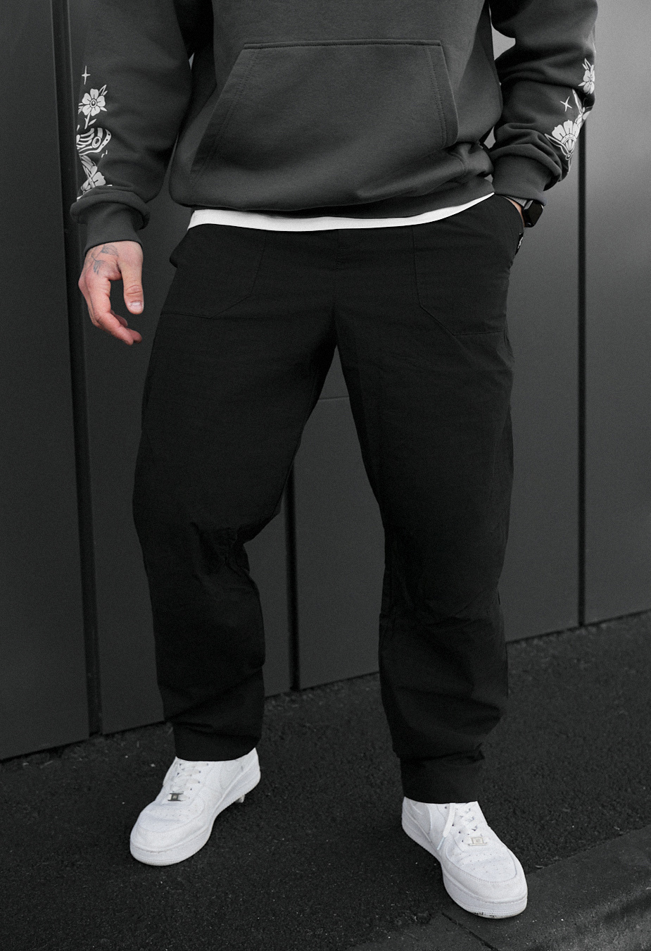 Spodnie Staff rea black