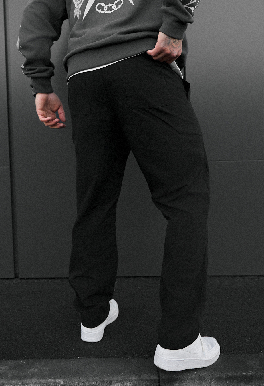 Spodnie Staff rea black