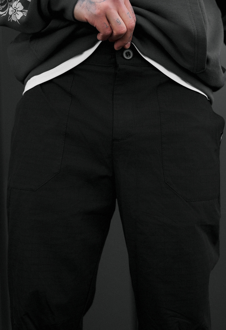 Spodnie Staff rea black