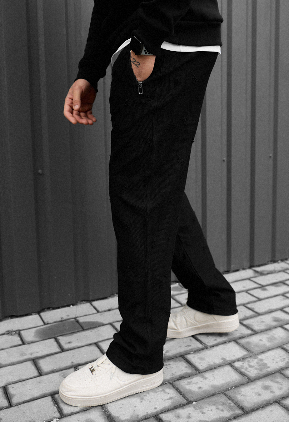 Spodnie dresowe Staff tor black