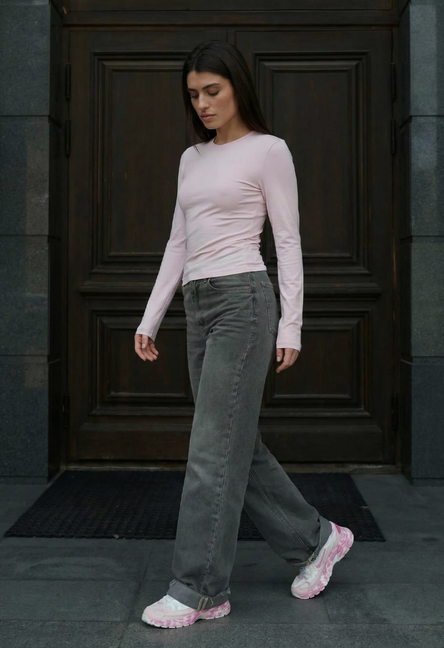 Longsleeve Staff fir light pink