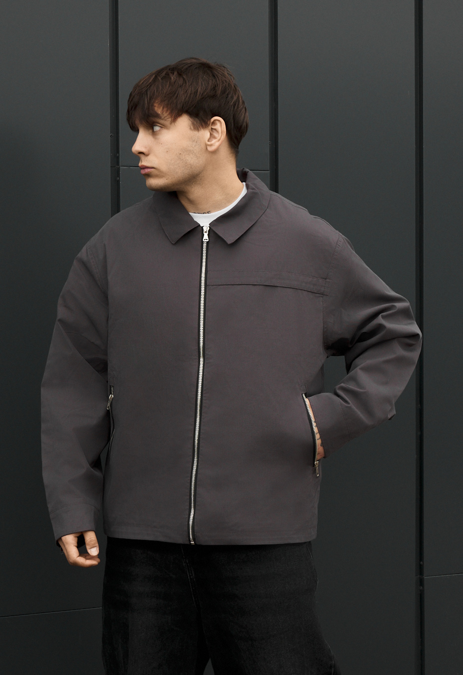 Kurtka Staff fr dark gray