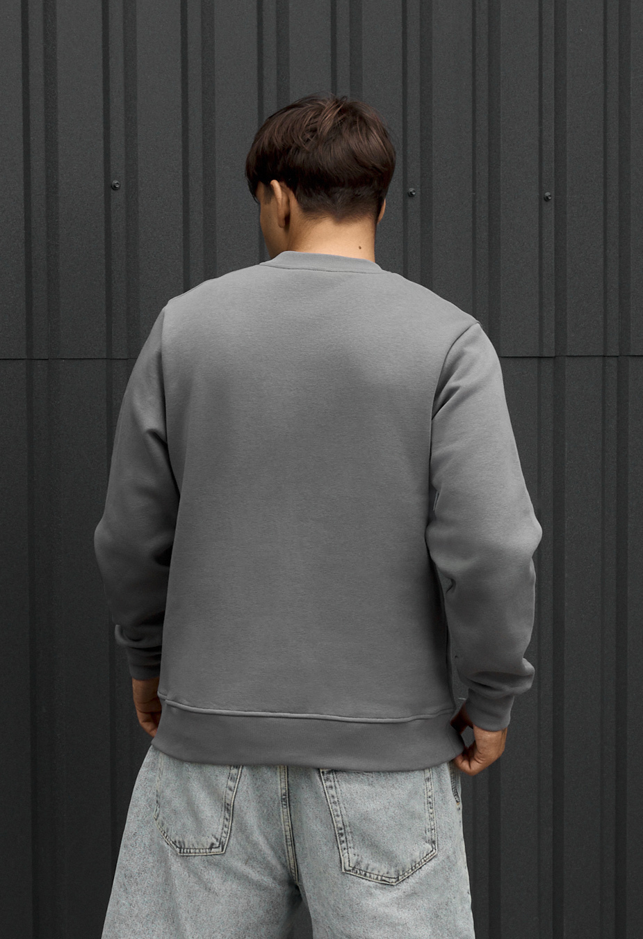 Bluza Staff gray basic fleece