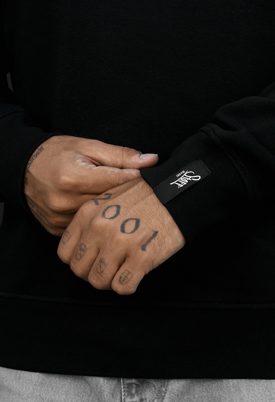 Bluza Staff black basic fleece