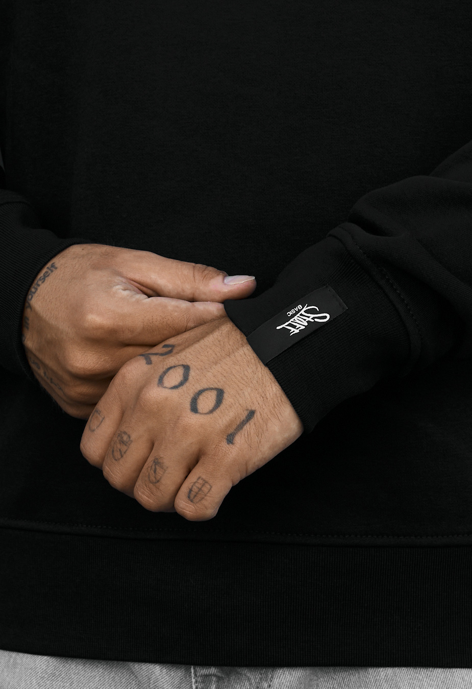 Bluza Staff black basic fleece