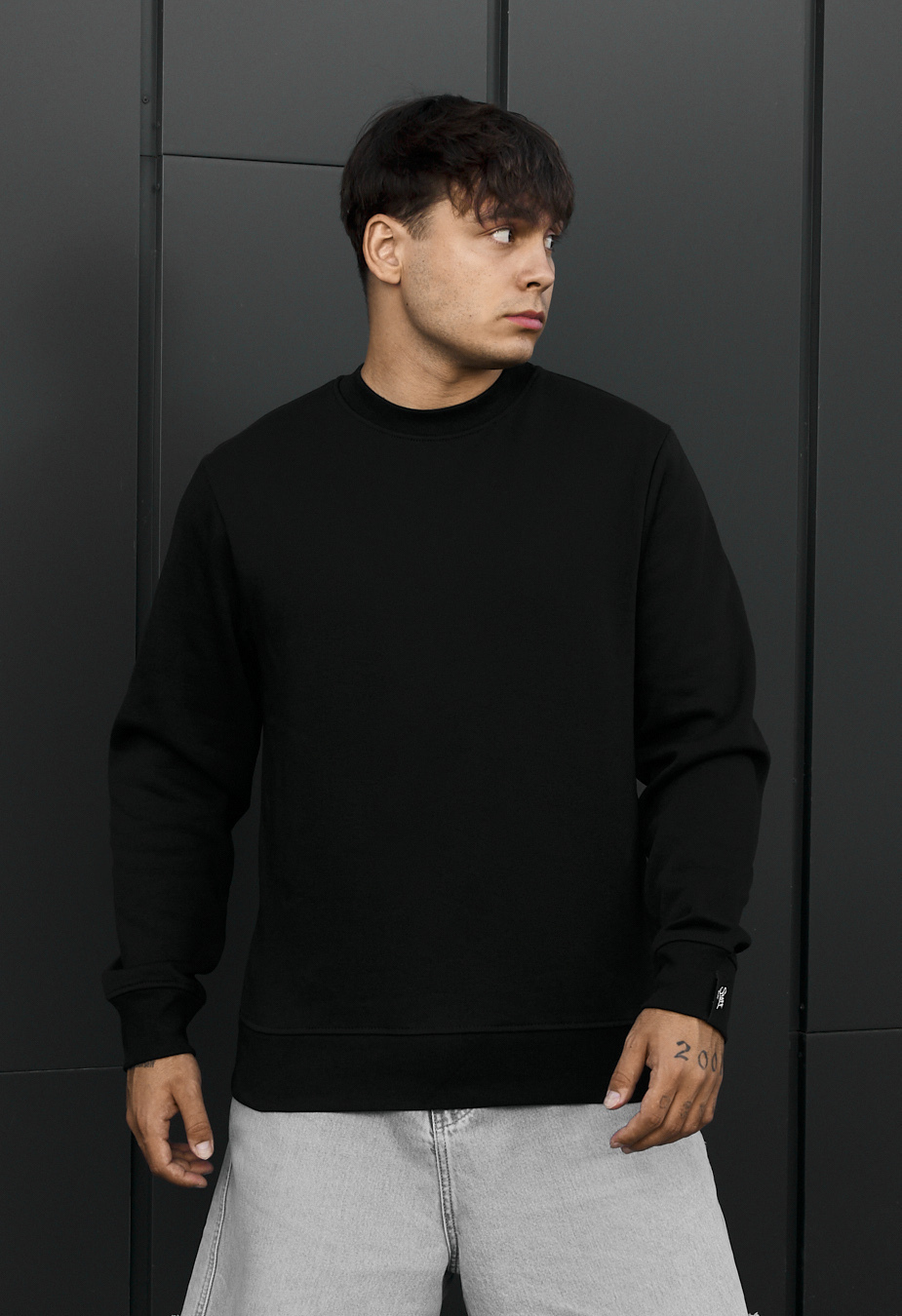 Bluza Staff black basic fleece