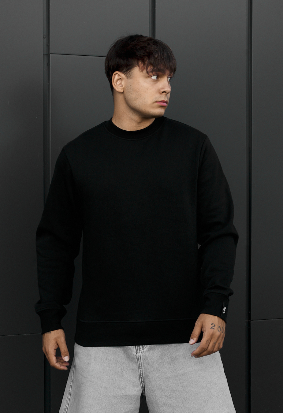 Bluza Staff black basic fleece