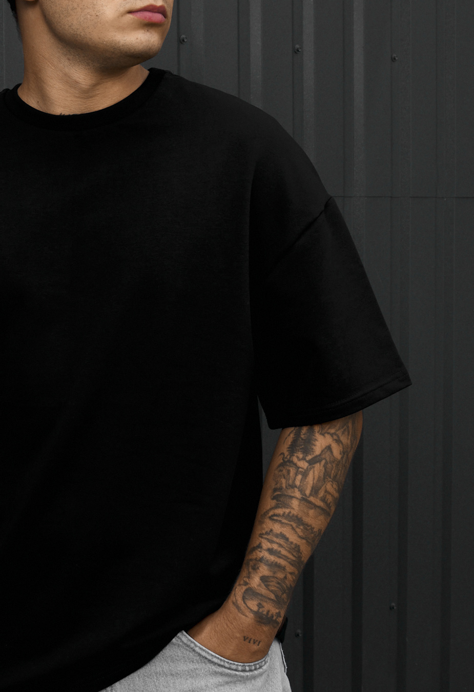 Koszulka Staff black oversize premium