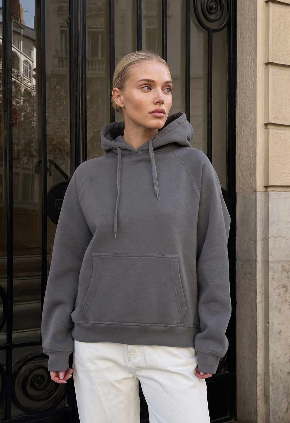 Bluza Staff ry gray oversize fleece