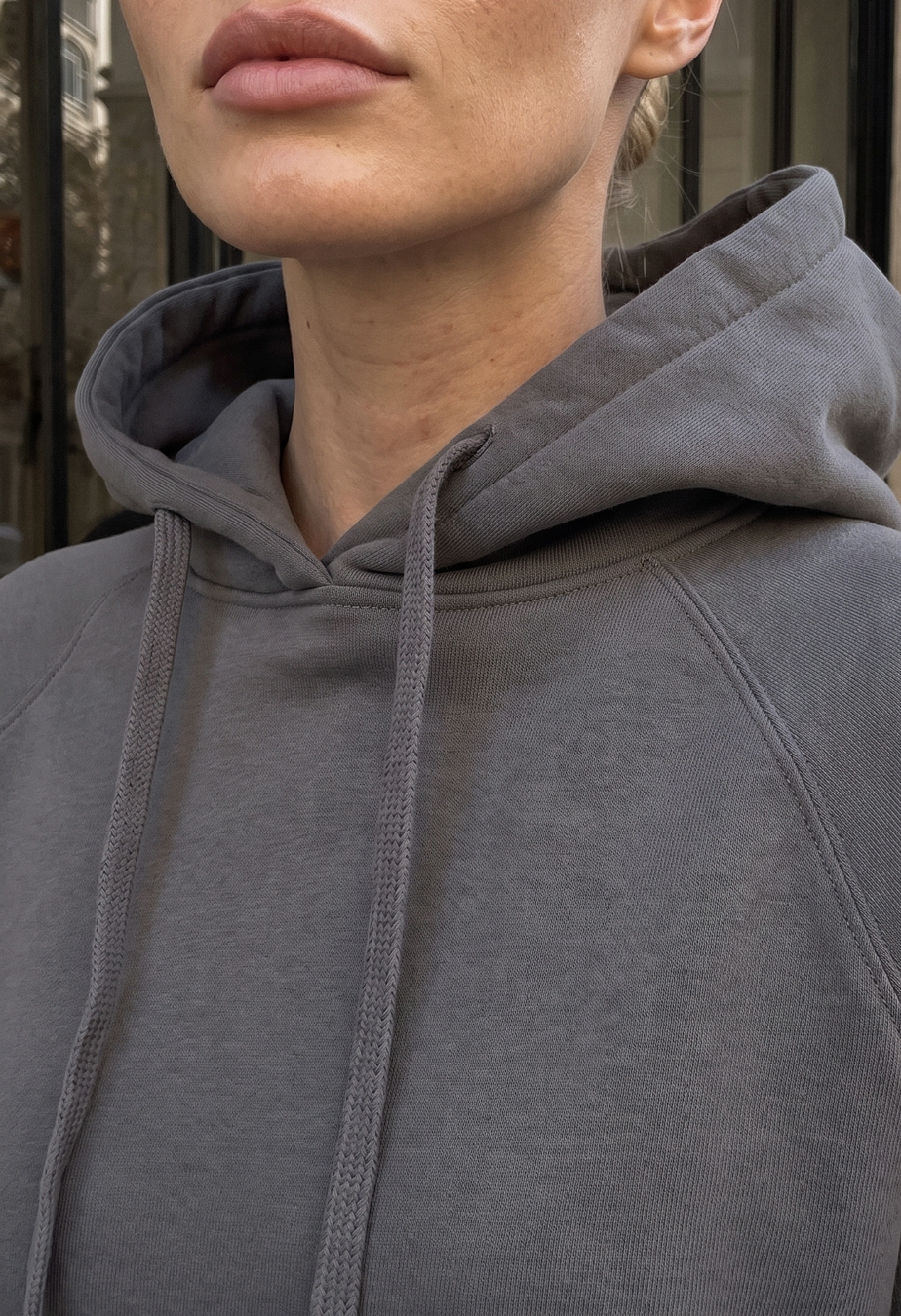 Bluza Staff ry gray oversize fleece