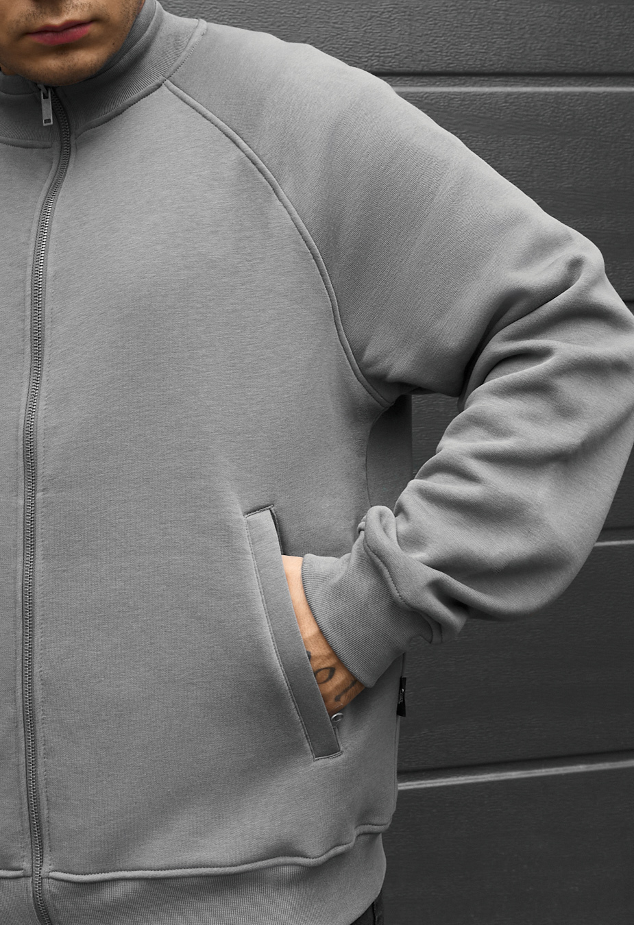 Olimpijka Staff zh light gray fleece