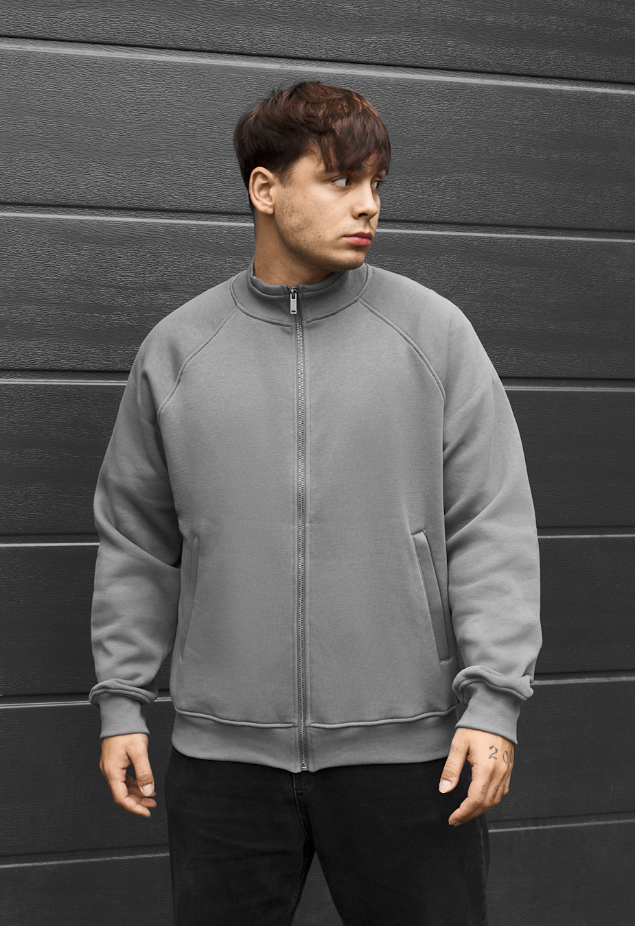 Olimpijka Staff zh light gray fleece