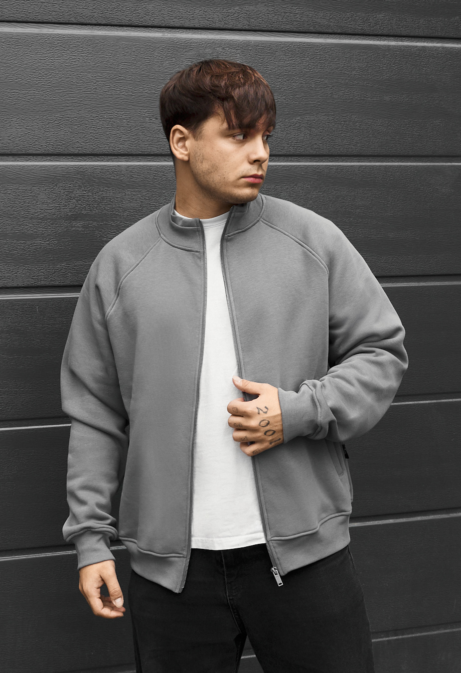 Olimpijka Staff zh light gray fleece