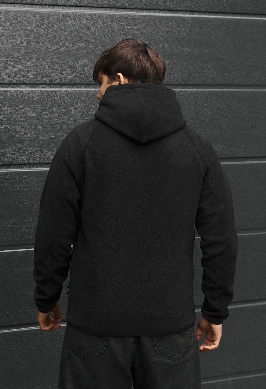 Bluza Staff tan zip black fleece