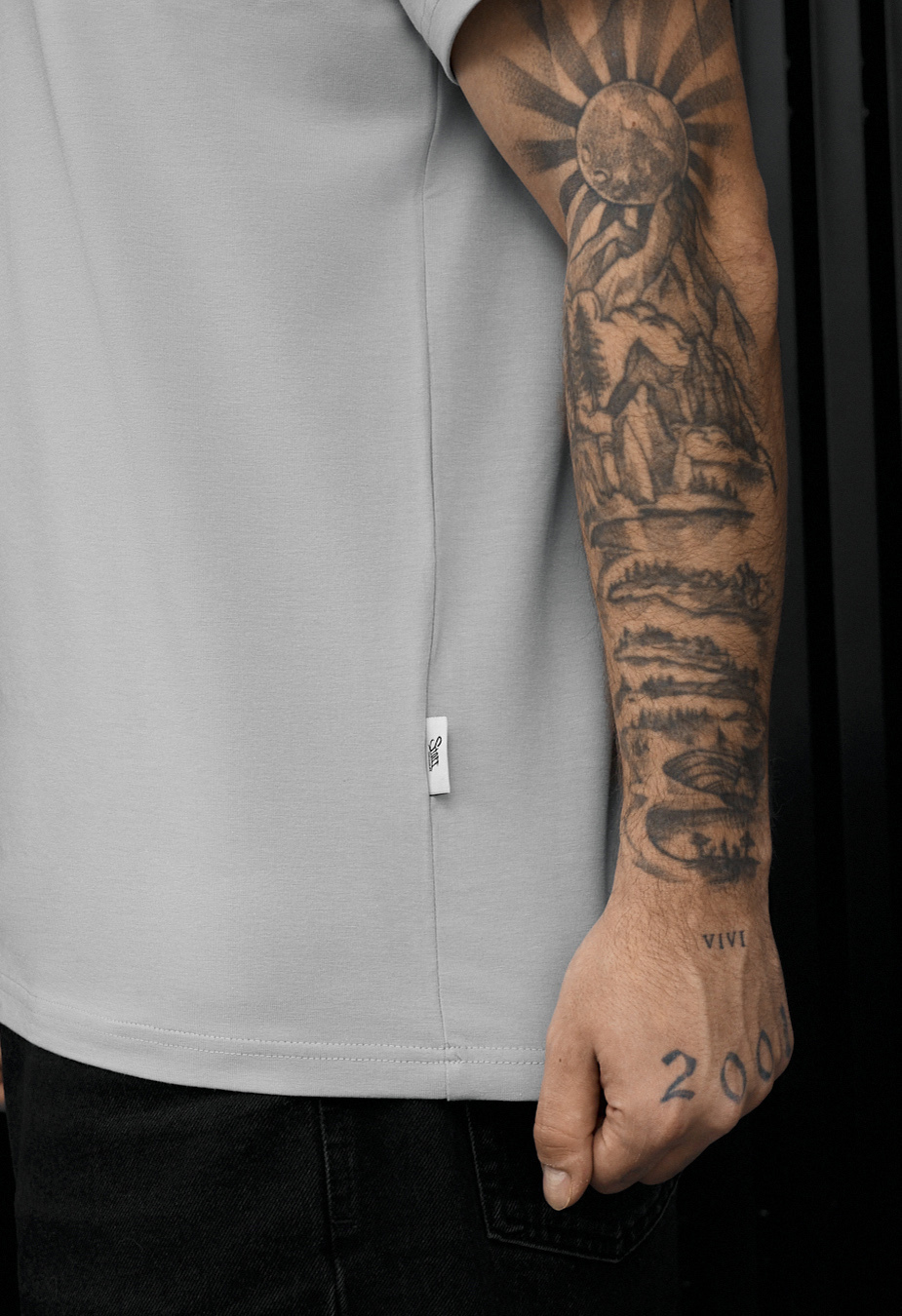 Koszulka Staff pi light gray