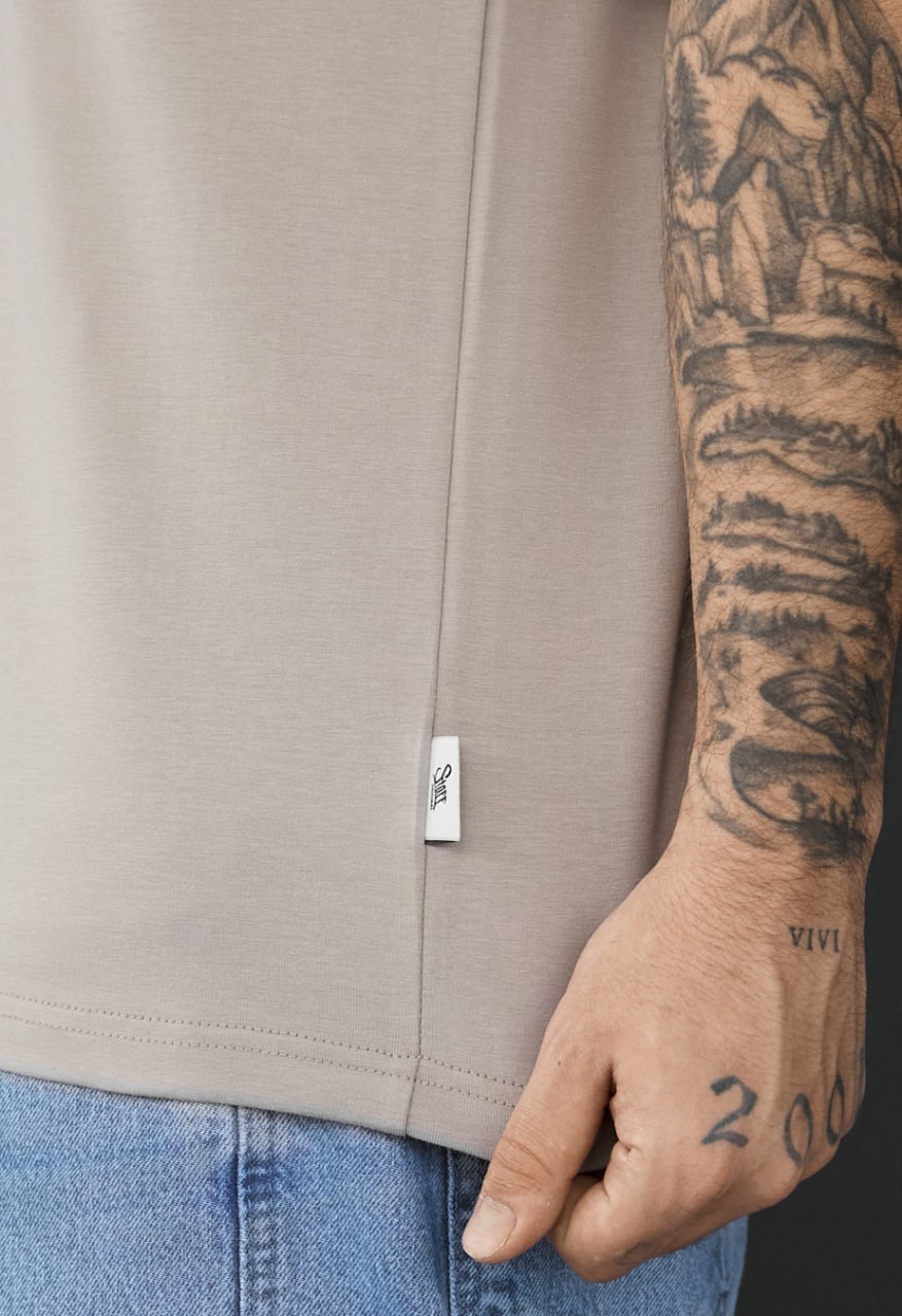 Koszulka Staff pi dark beige