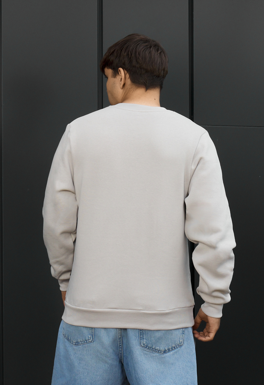 Bluza Staff light gray basic fleece