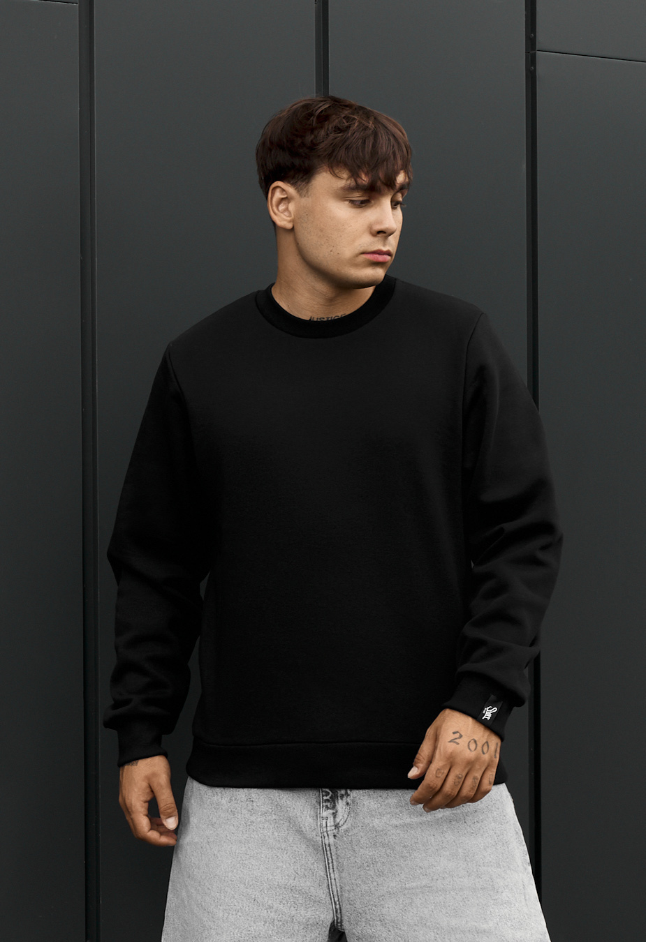 Bluza Staff black basic fleece