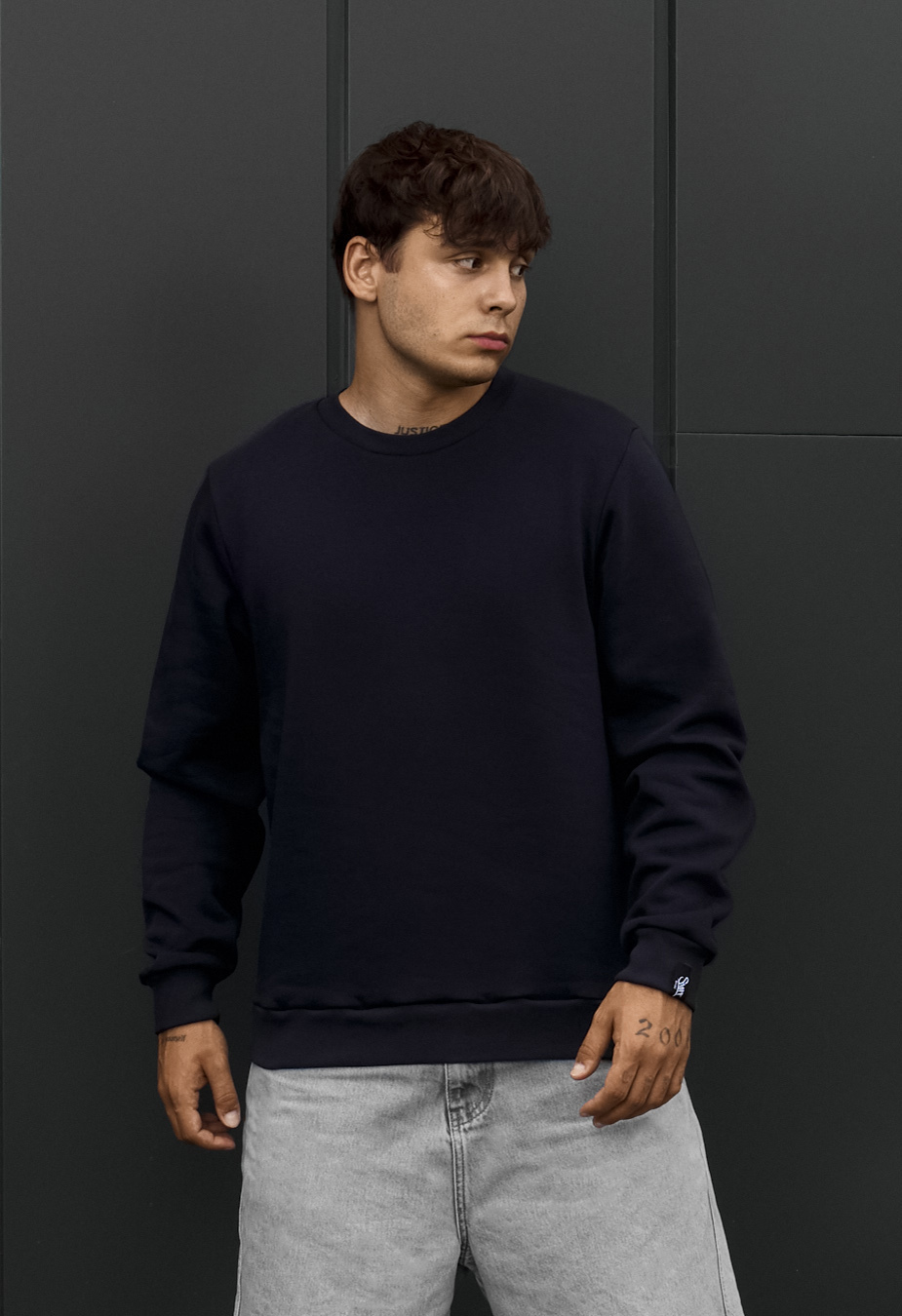 Bluza Staff dark blu basic fleece