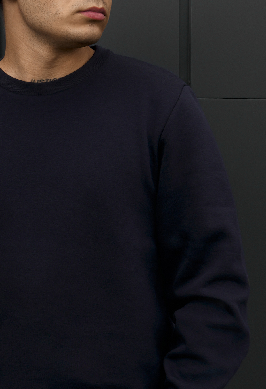 Bluza Staff dark blu basic fleece