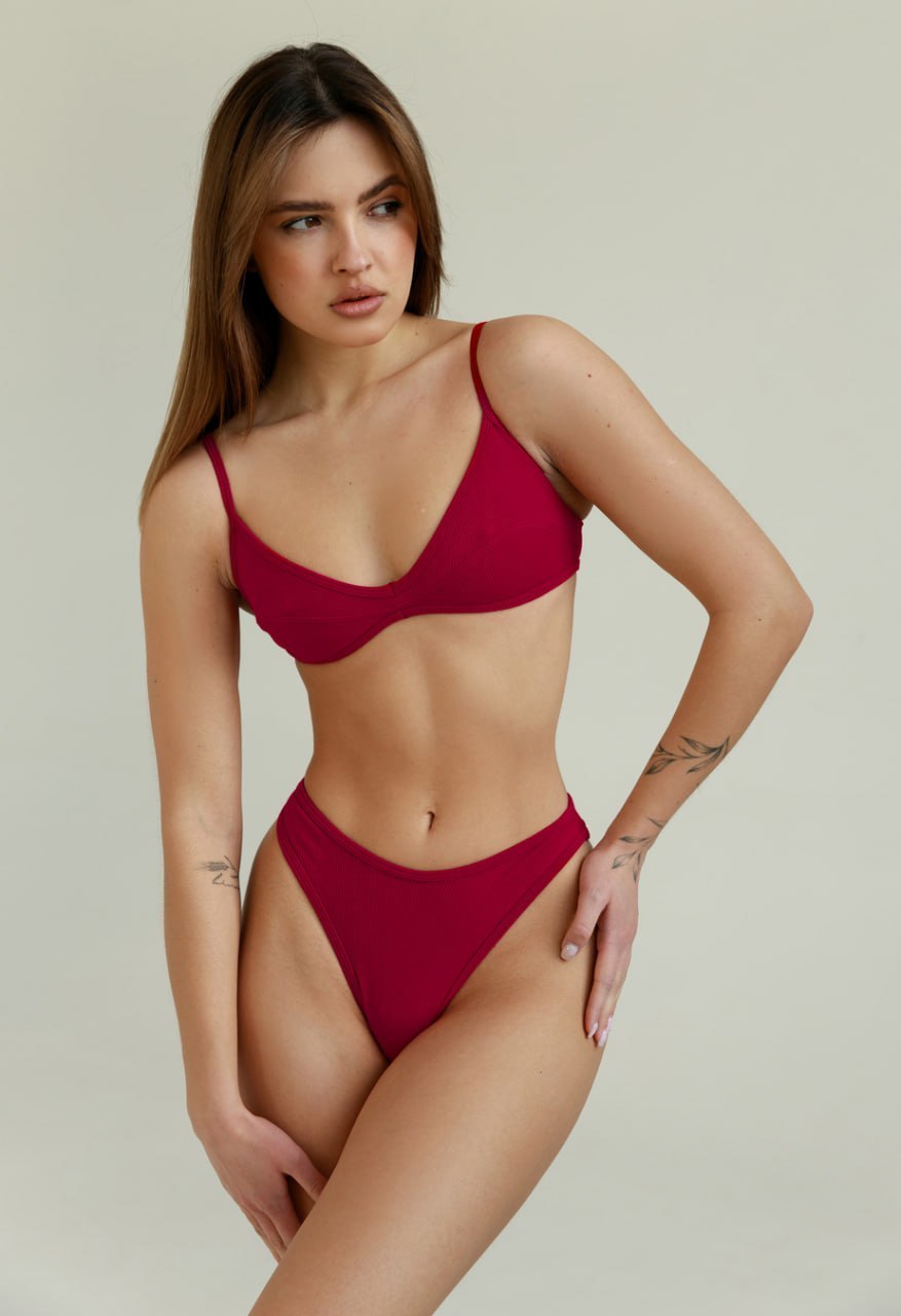 Biustonosz Staff jax bordo