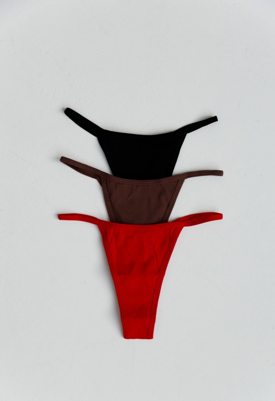 Majtki Staff un black/brown/red (3 sz.)