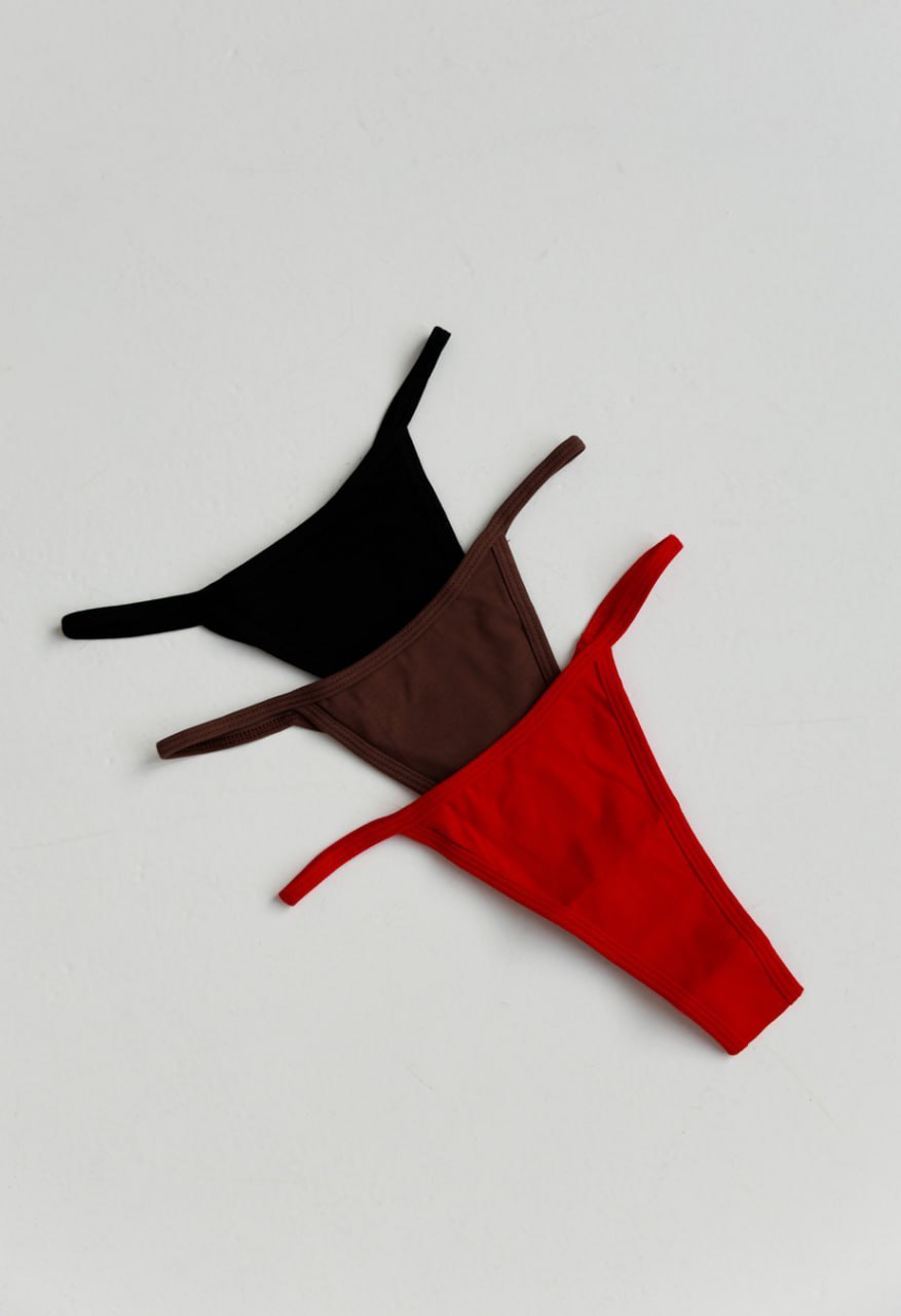 Majtki Staff un black/brown/red (3 sz.)