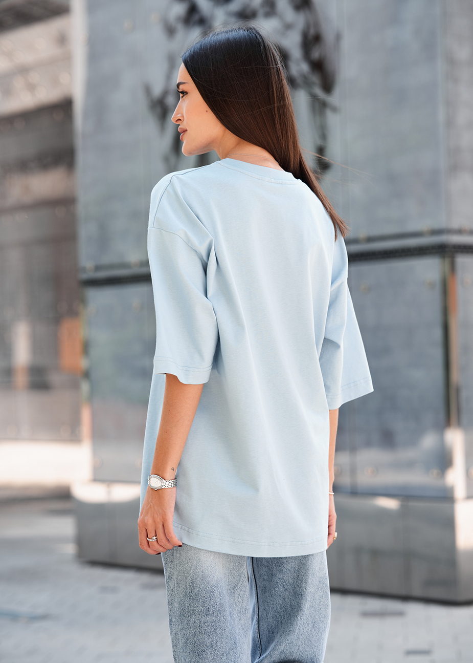 Koszulka Staff ri light blue oversize