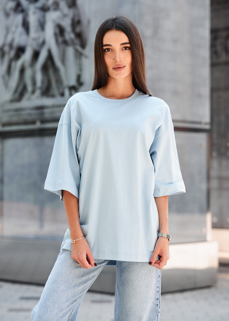 Koszulka Staff ri light blue oversize