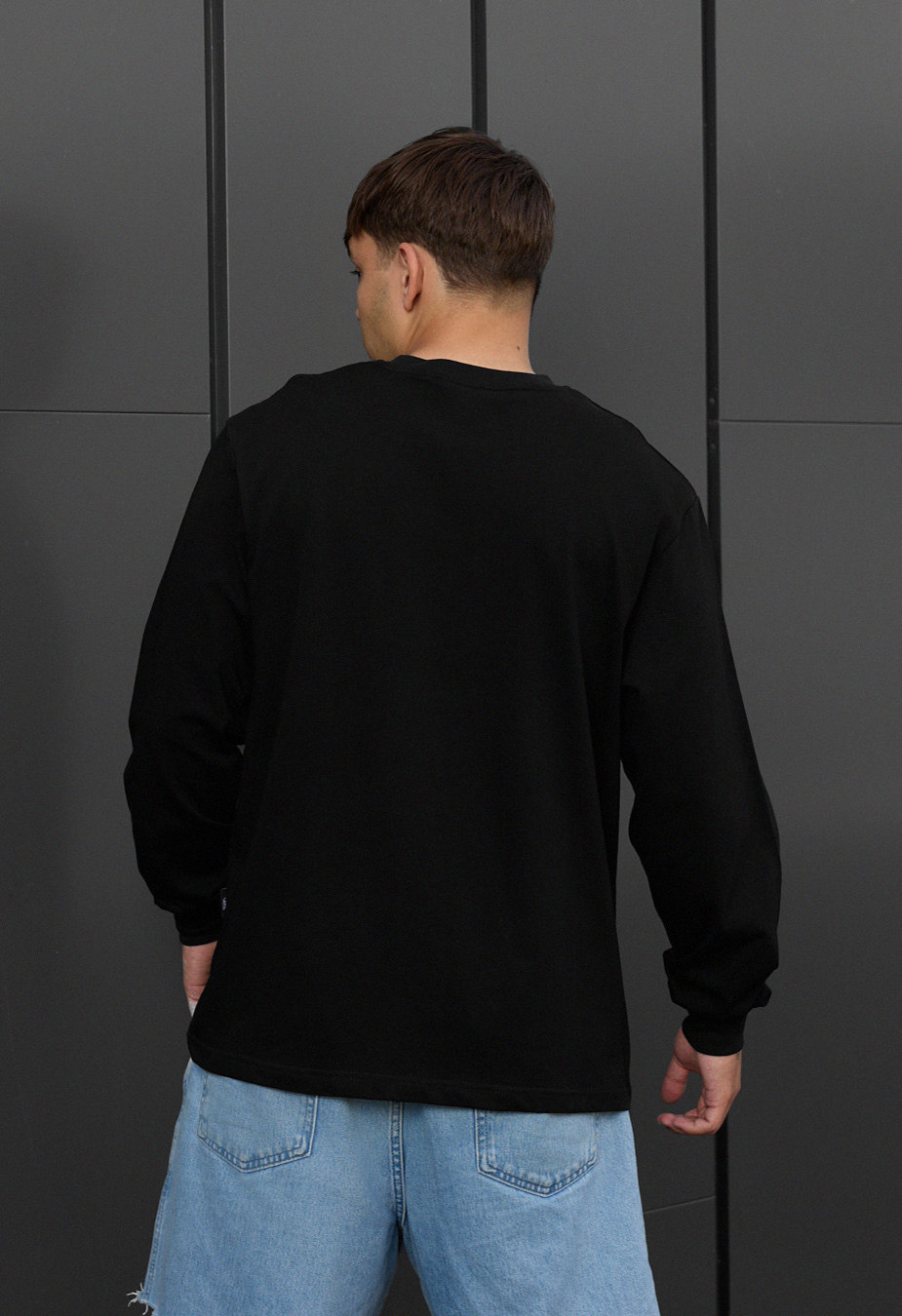 Longsleeve Staff black oversize