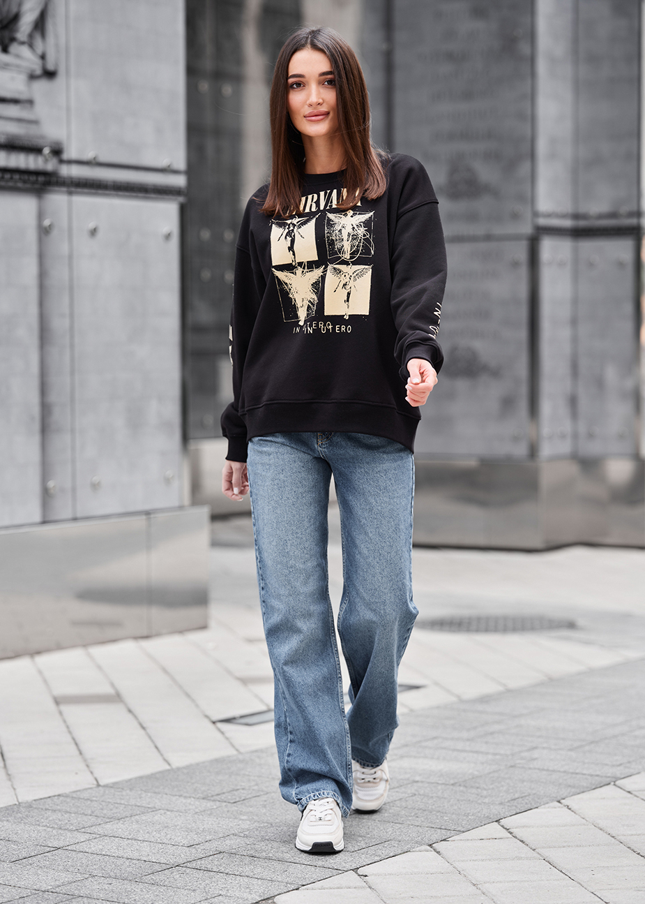 Bluza Staff nirv oversize fleece
