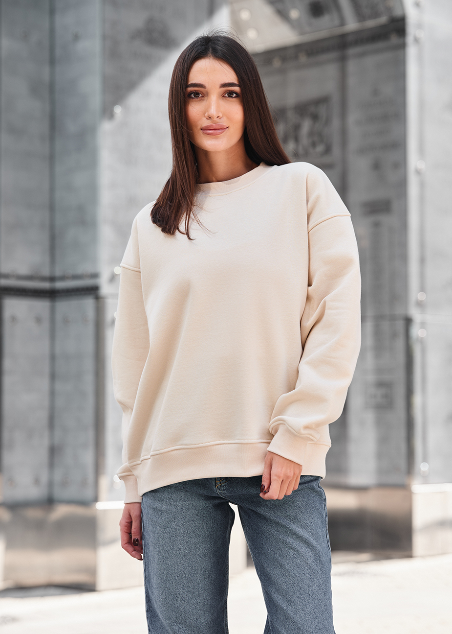Bluza Staff milk oversize fleece