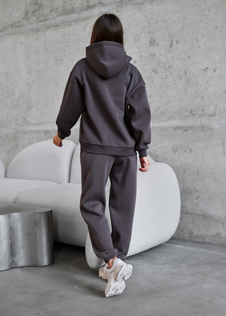 Dres damski Staff lo dark gray oversize fleece