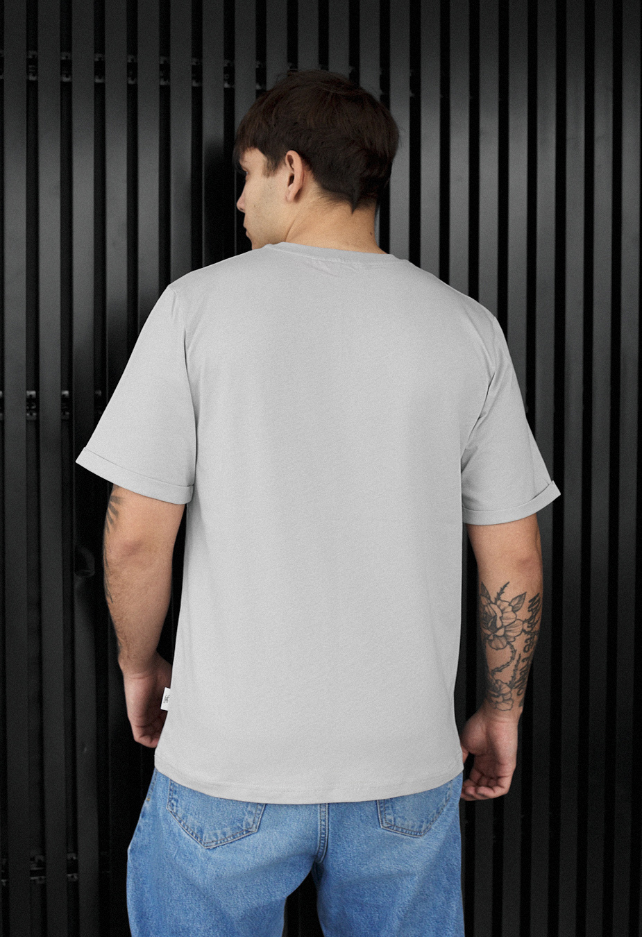 Koszulka Staff light gray logo